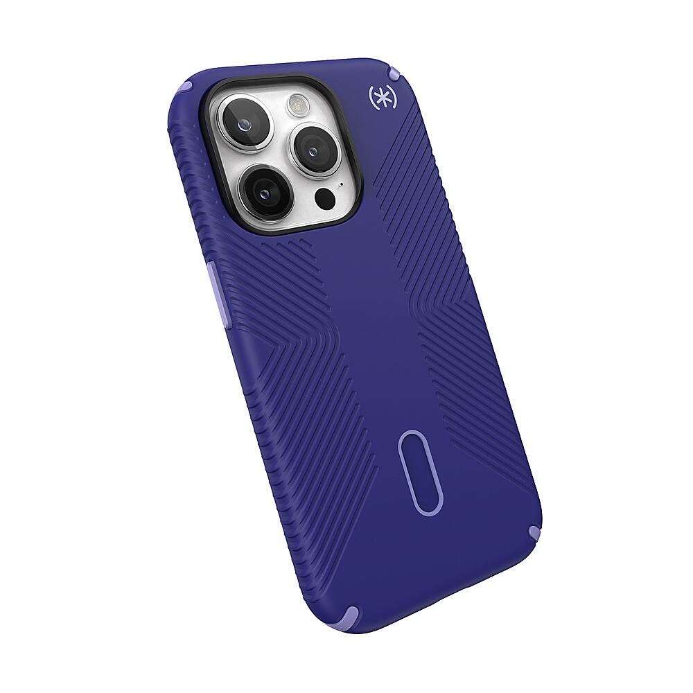 Alt View 2. Speck - Presidio2 Grip ClickLock Case with MagSafe for Apple iPhone 15 Pro - Future Blue.