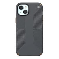 Speck - Presidio2 Grip Case for Apple iPhone 15 Plus/14 Plus - Charcoal Gray - Front_Zoom