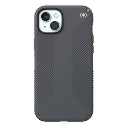 Speck - Presidio2 Grip Case for Apple iPhone 15 Plus/14 Plus - Charcoal Gray
