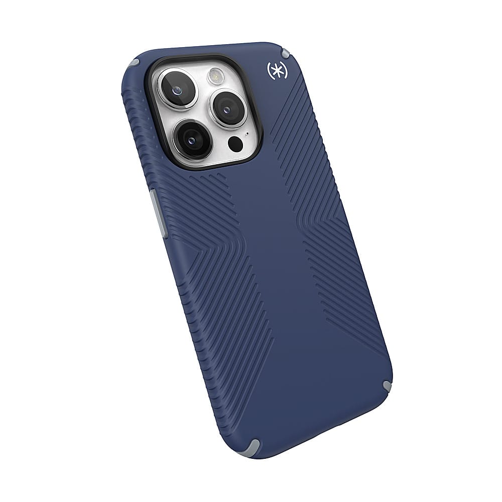 Alt View 2. Speck - Presidio2 Grip Case with MagSafe for Apple iPhone 15 Pro - Coastal Blue.