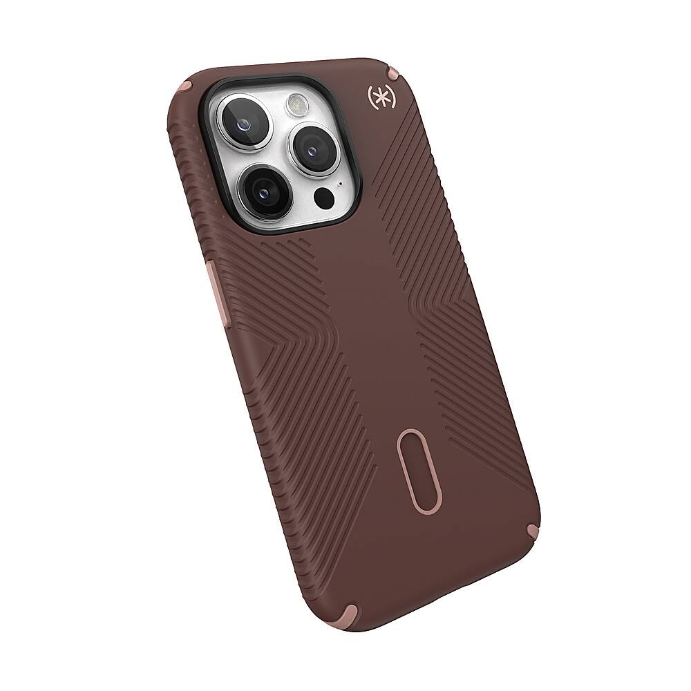Alt View 2. Speck - Presidio2 Grip ClickLock Case with MagSafe for Apple iPhone 15 Pro - New Planet.