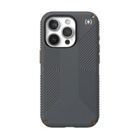 Speck - Presidio2 Grip Case for Apple iPhone 15 Pro - Charcoal Gray - Front_Zoom