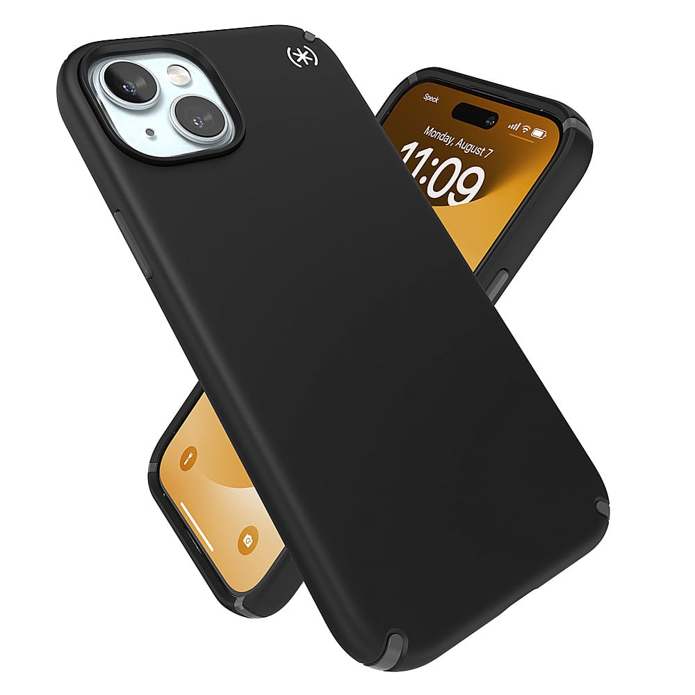 Alt View 3. Speck - Presidio2 Pro Case for Apple iPhone 15 Plus/14 Plus - Black.