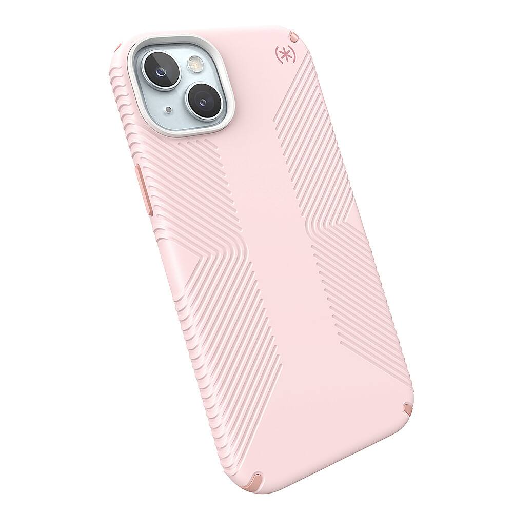 Alt View 2. Speck - Presidio2 Grip Case with MagSafe for Apple iPhone 15 Plus/14 Plus - Nimbus Pink.