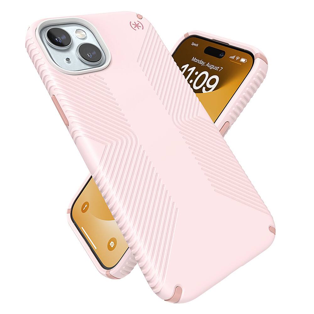 Alt View 3. Speck - Presidio2 Grip Case with MagSafe for Apple iPhone 15 Plus/14 Plus - Nimbus Pink.