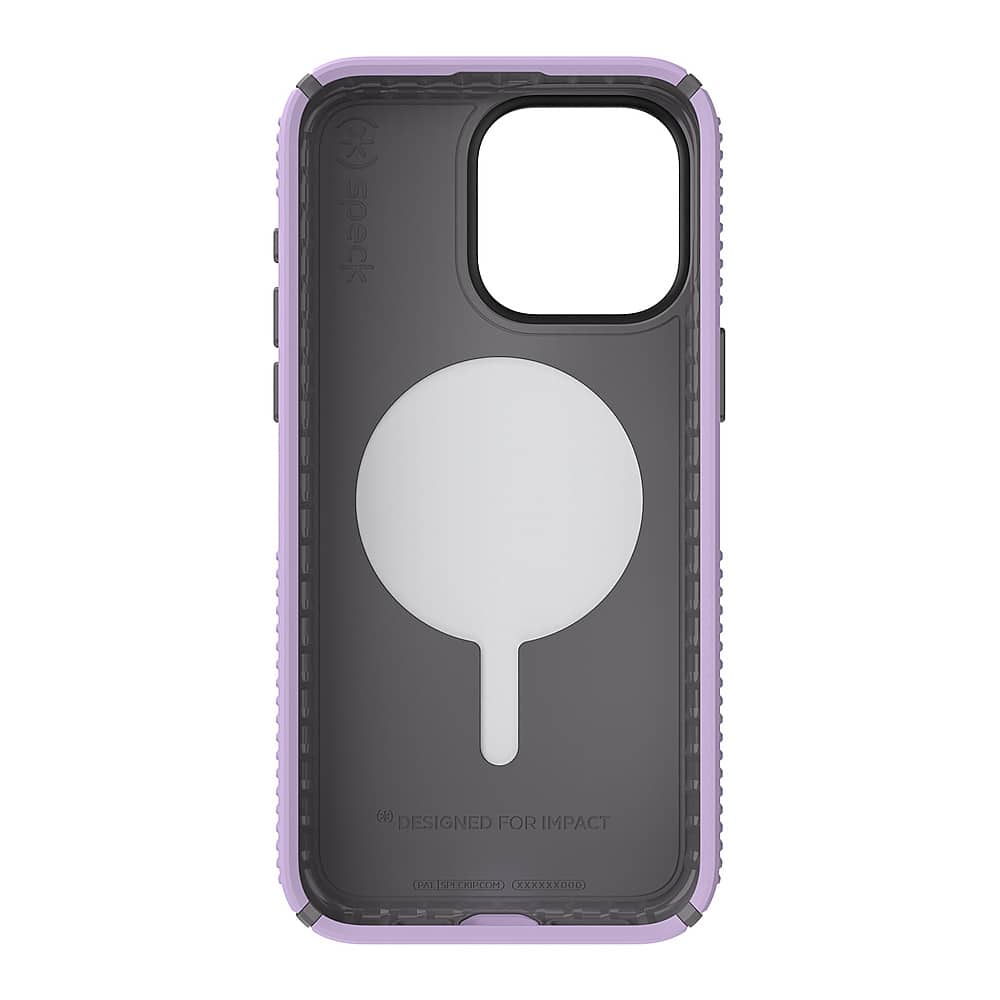 Alt View 11. Speck - Presidio2 Grip Case with MagSafe for Apple iPhone 15 Pro Max - Spring Purple.