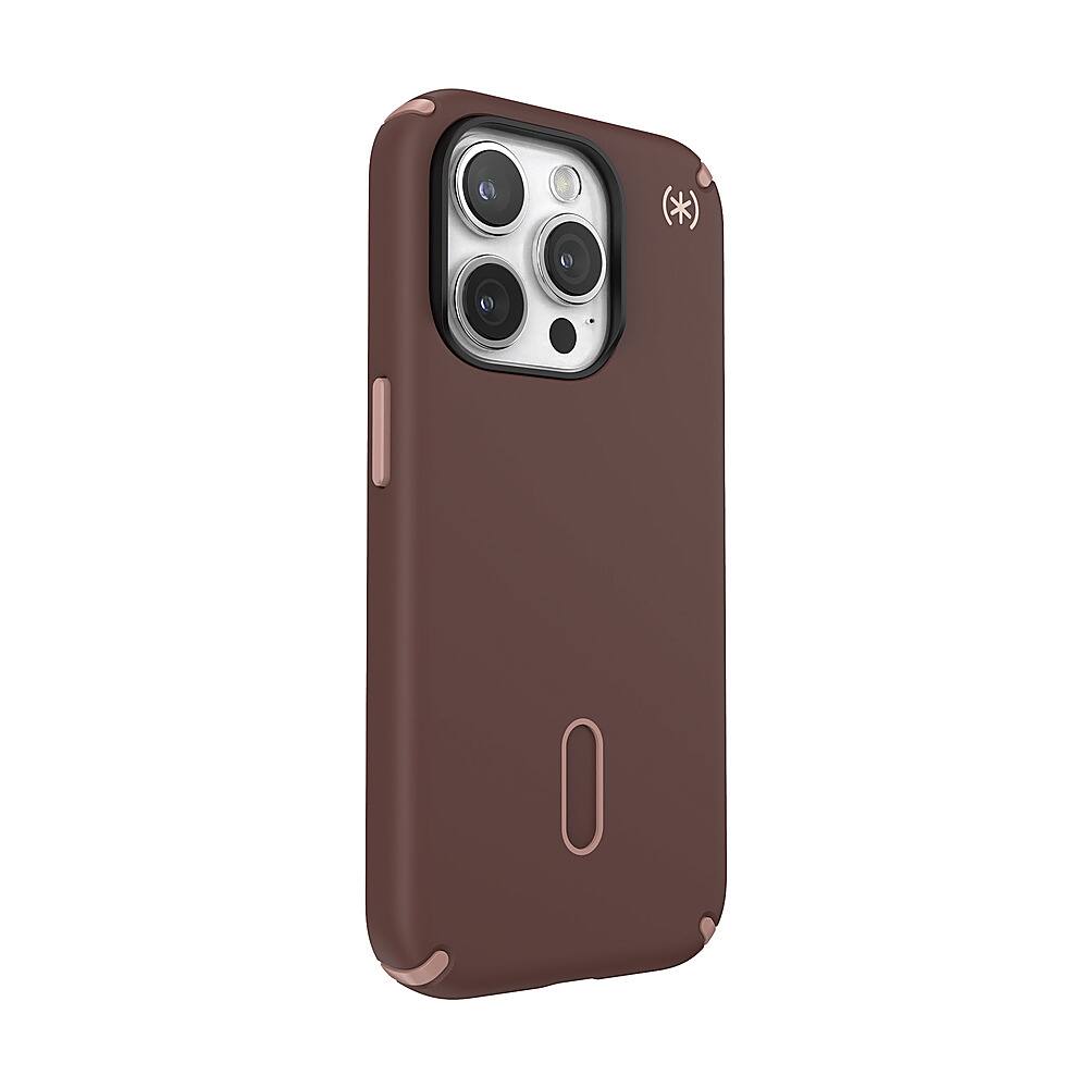 Angle. Speck - Presidio2 Pro ClickLock Case with MagSafe for Apple iPhone 15 Pro - New Planet.
