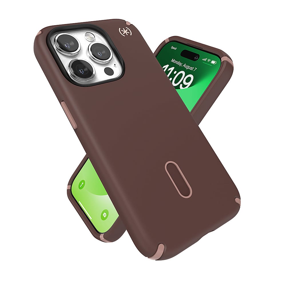 Alt View 3. Speck - Presidio2 Pro ClickLock Case with MagSafe for Apple iPhone 15 Pro - New Planet.