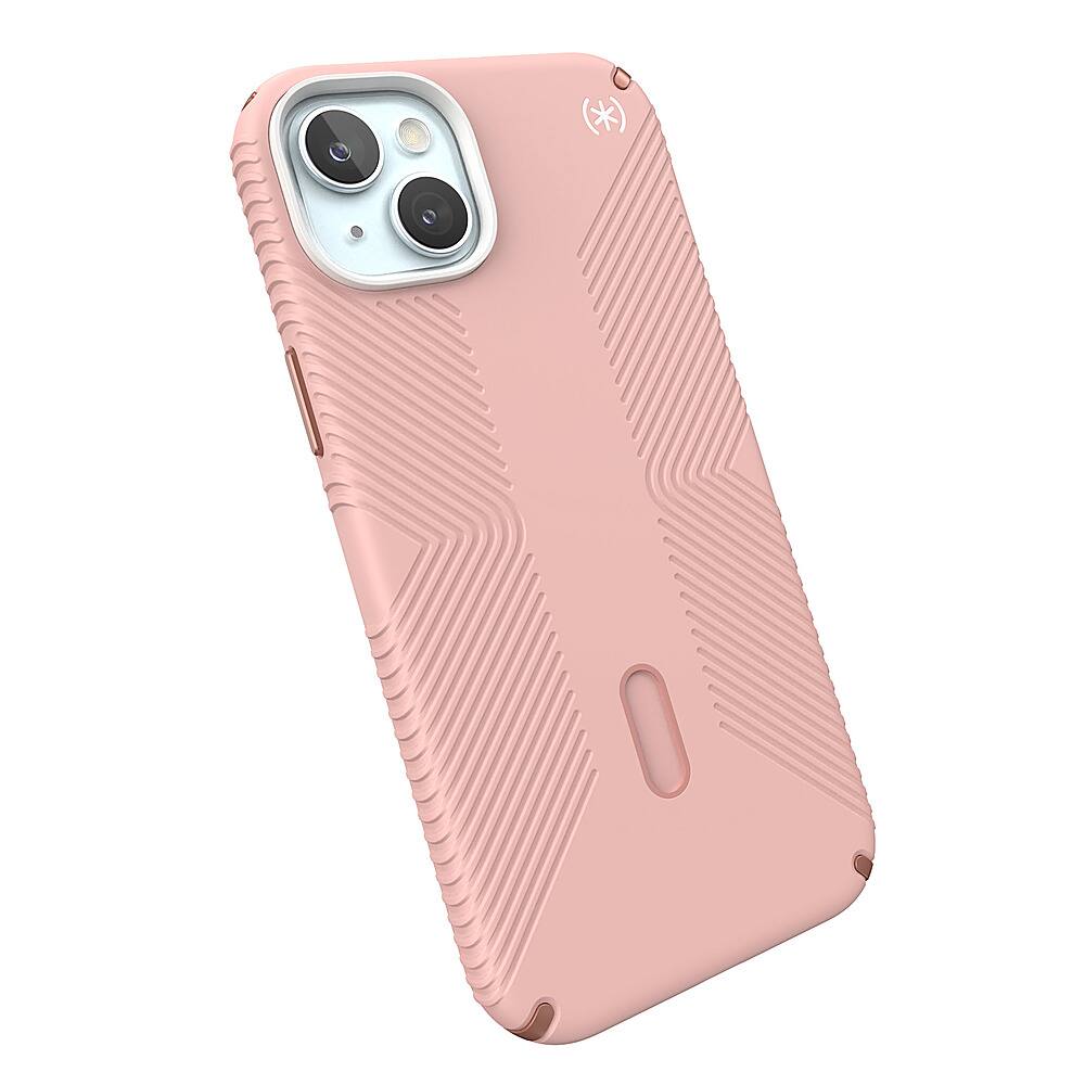 Alt View 2. Speck - Presidio2 Grip ClickLock Case with MagSafe for Apple iPhone 15 Plus/14 Plus - Dahlia Pink.