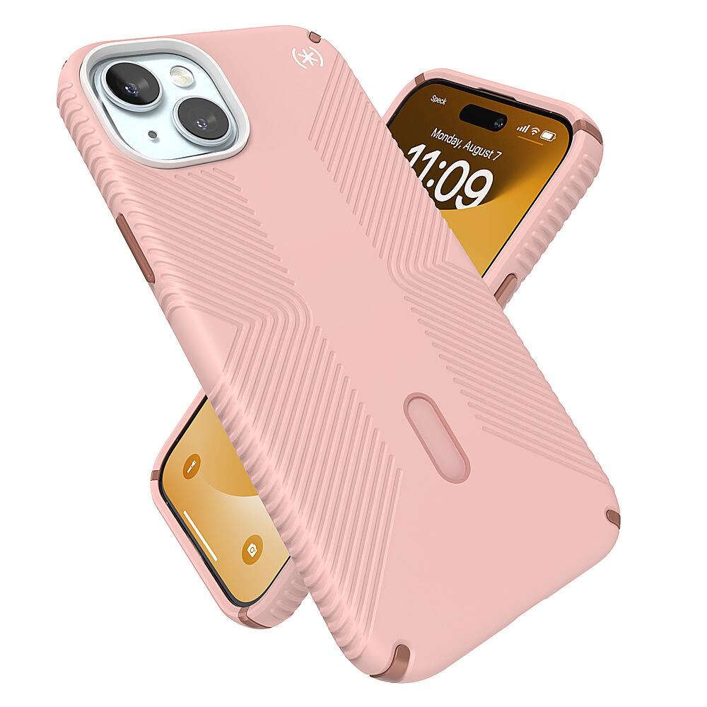 Alt View 3. Speck - Presidio2 Grip ClickLock Case with MagSafe for Apple iPhone 15 Plus/14 Plus - Dahlia Pink.