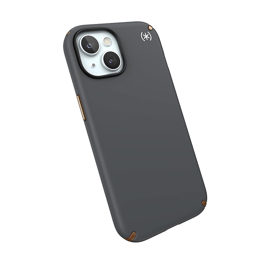 Alt View 2. Speck - Presidio2 Pro Case with MagSafe for Apple iPhone 15/14/13 - Charcoal Gray.