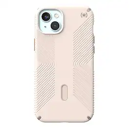 Speck - Presidio2 Grip ClickLock Case with MagSafe for Apple iPhone 15 Plus/14 Plus - Bleached Bone