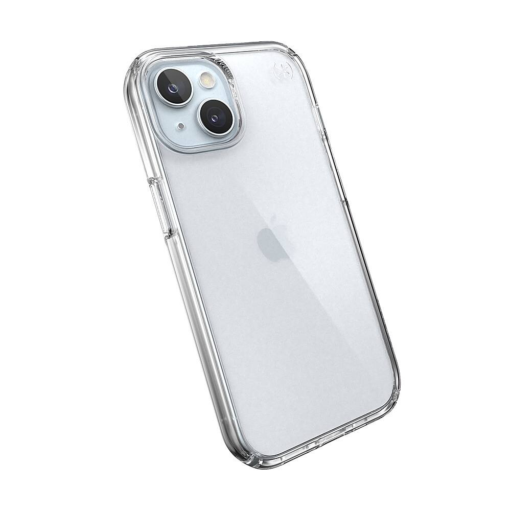 Alt View 1. Speck - Presidio Perfect-Clear Case for Apple iPhone 15/14/13 - Clear.