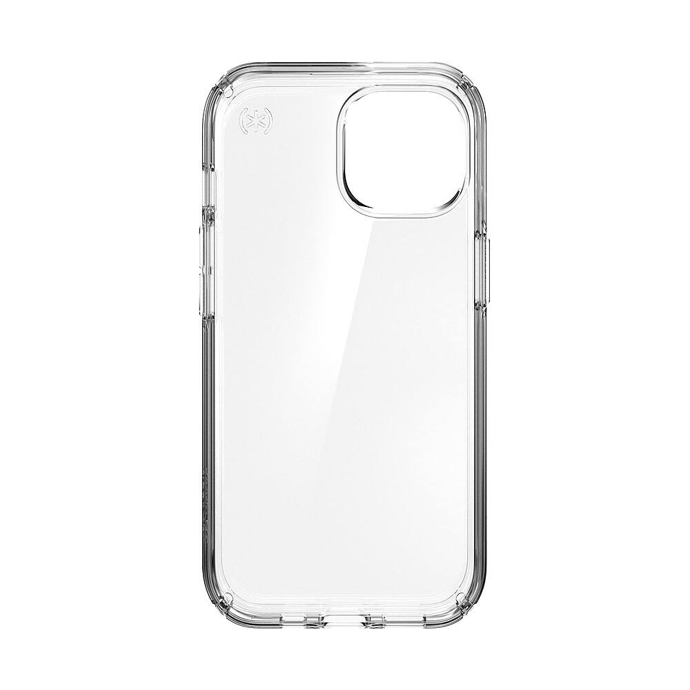Alt View 3. Speck - Presidio Perfect-Clear Case for Apple iPhone 15/14/13 - Clear.