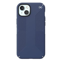 Speck - Presidio2 Grip Case with MagSafe for Apple iPhone 15 Plus/14 Plus - Coastal Blue - Front_Zoom