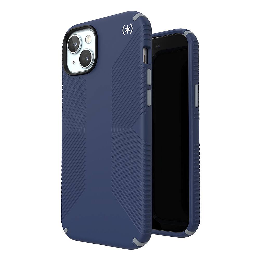 Alt View 1. Speck - Presidio2 Grip Case with MagSafe for Apple iPhone 15 Plus/14 Plus - Coastal Blue.