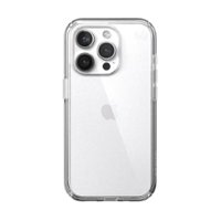 Speck - Presidio Perfect-Clear Case for Apple iPhone 15 Pro - Clear - Front_Zoom