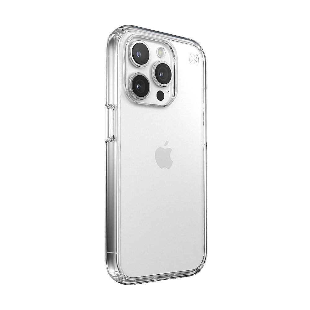 Alt View 1. Speck - Presidio Perfect-Clear Case for Apple iPhone 15 Pro - Clear.