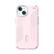 Front. Speck - Presidio2 Grip ClickLock Case with MagSafe for Apple iPhone 15/14/13 - Nimbus Pink.