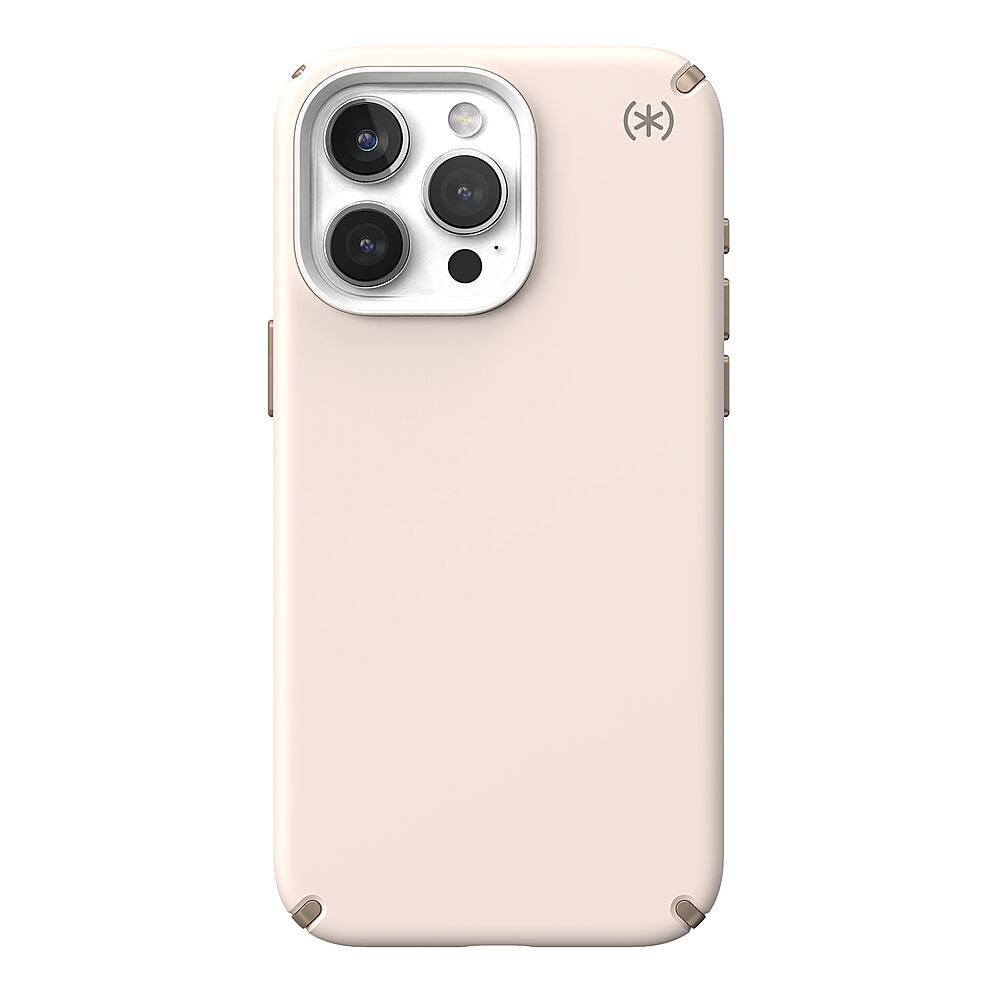 Front. Speck - Presidio2 Pro Case for Apple iPhone 15 Pro Max - Bleached Bone.
