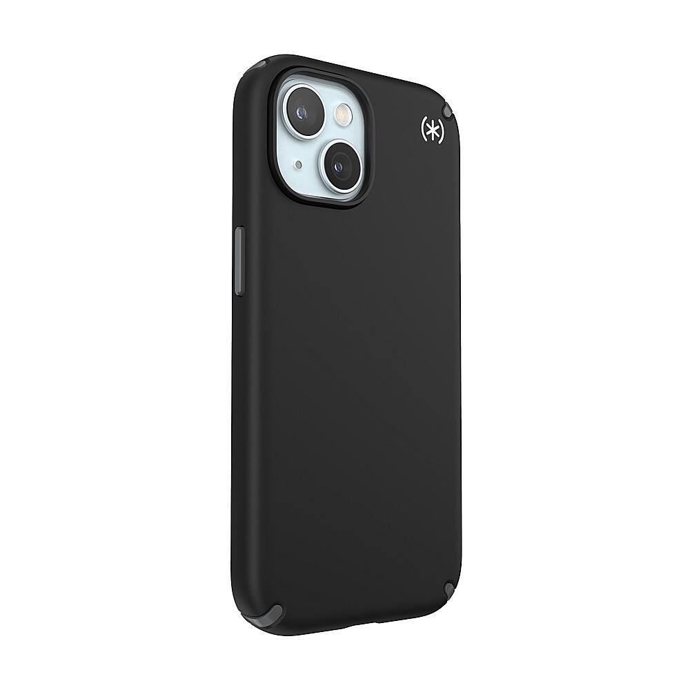 Angle. Speck - Presidio2 Pro Case with MagSafe for Apple iPhone 15/14/13 - Black.