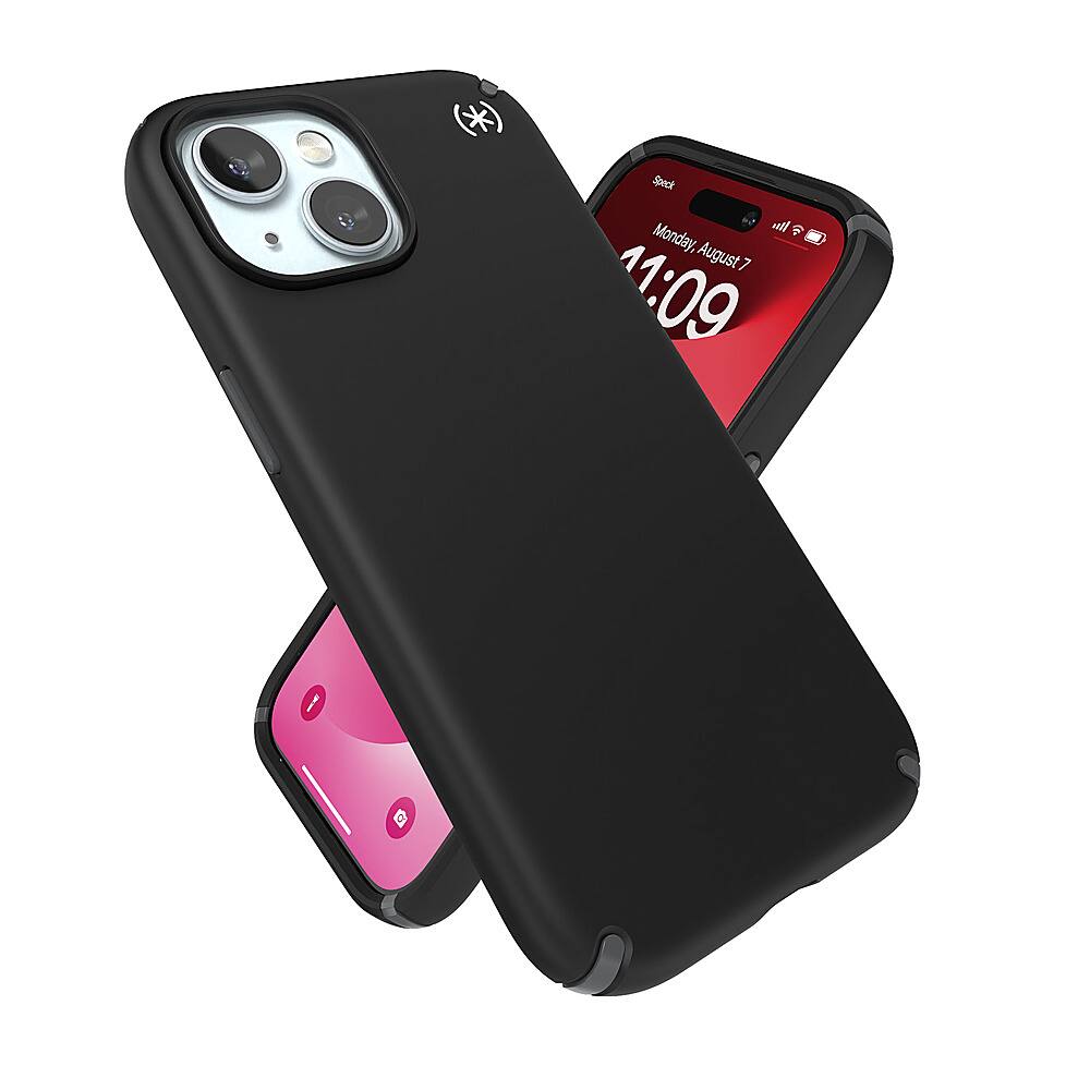Alt View 3. Speck - Presidio2 Pro Case with MagSafe for Apple iPhone 15/14/13 - Black.