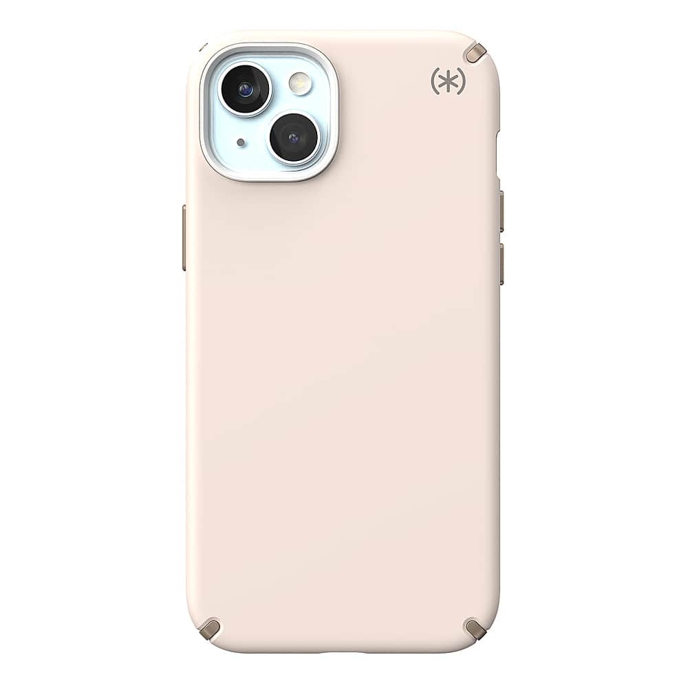 Front. Speck - Presidio2 Pro Case with MagSafe for Apple iPhone 15 Plus/14 Plus - Bleached Bone.