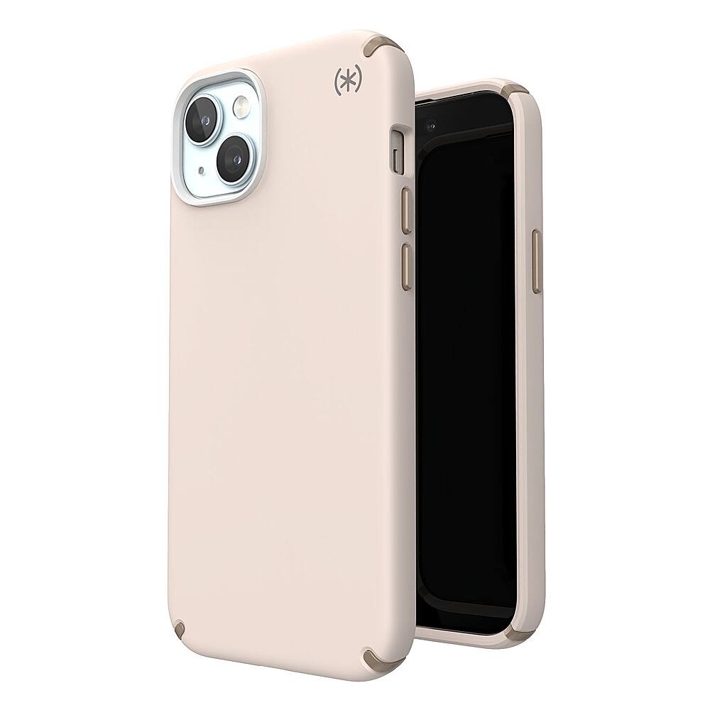 Alt View 1. Speck - Presidio2 Pro Case with MagSafe for Apple iPhone 15 Plus/14 Plus - Bleached Bone.