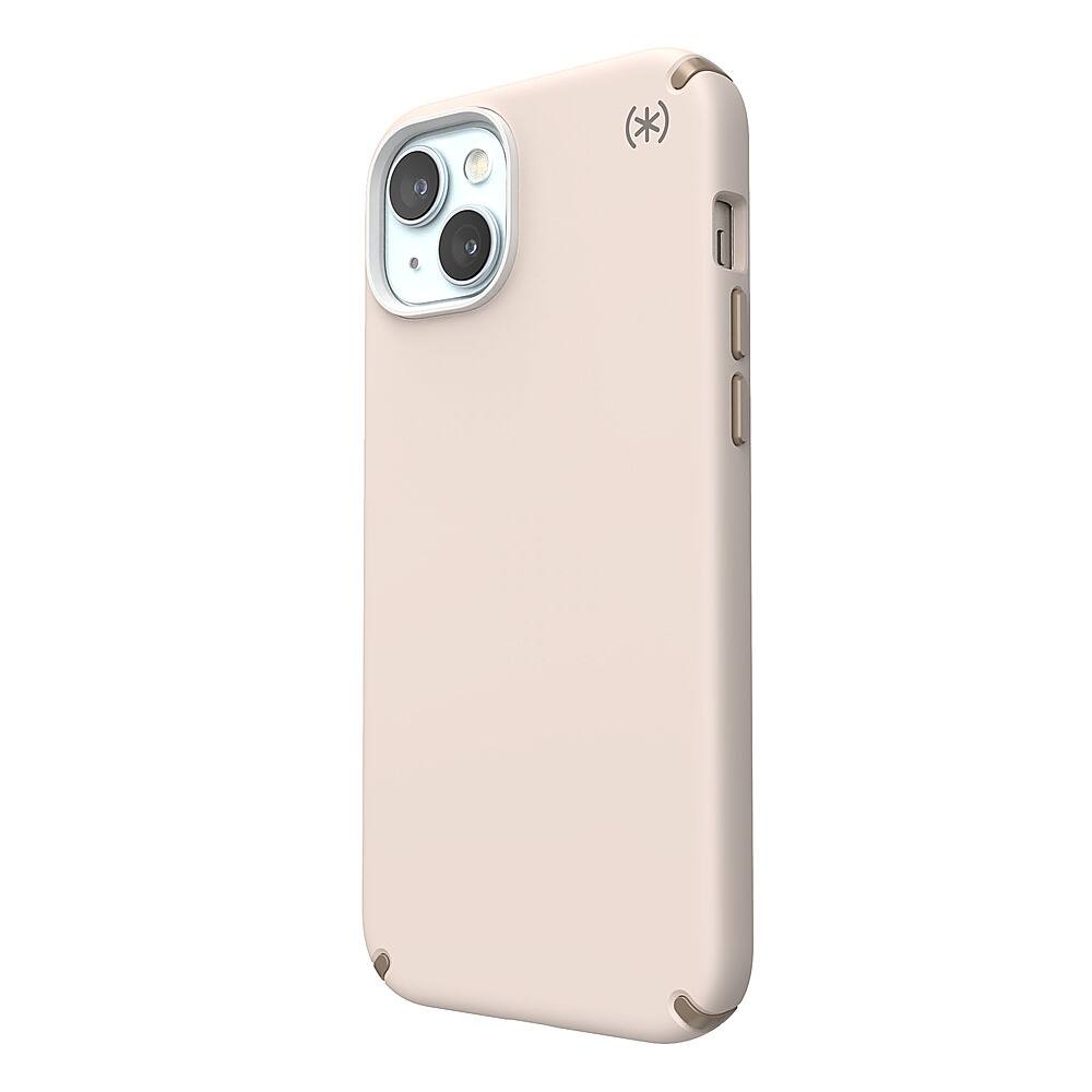 Left. Speck - Presidio2 Pro Case with MagSafe for Apple iPhone 15 Plus/14 Plus - Bleached Bone.