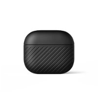 Moment Leather Case for AirPods Pro (2nd Gen), Black Leather - Black - Front_Zoom