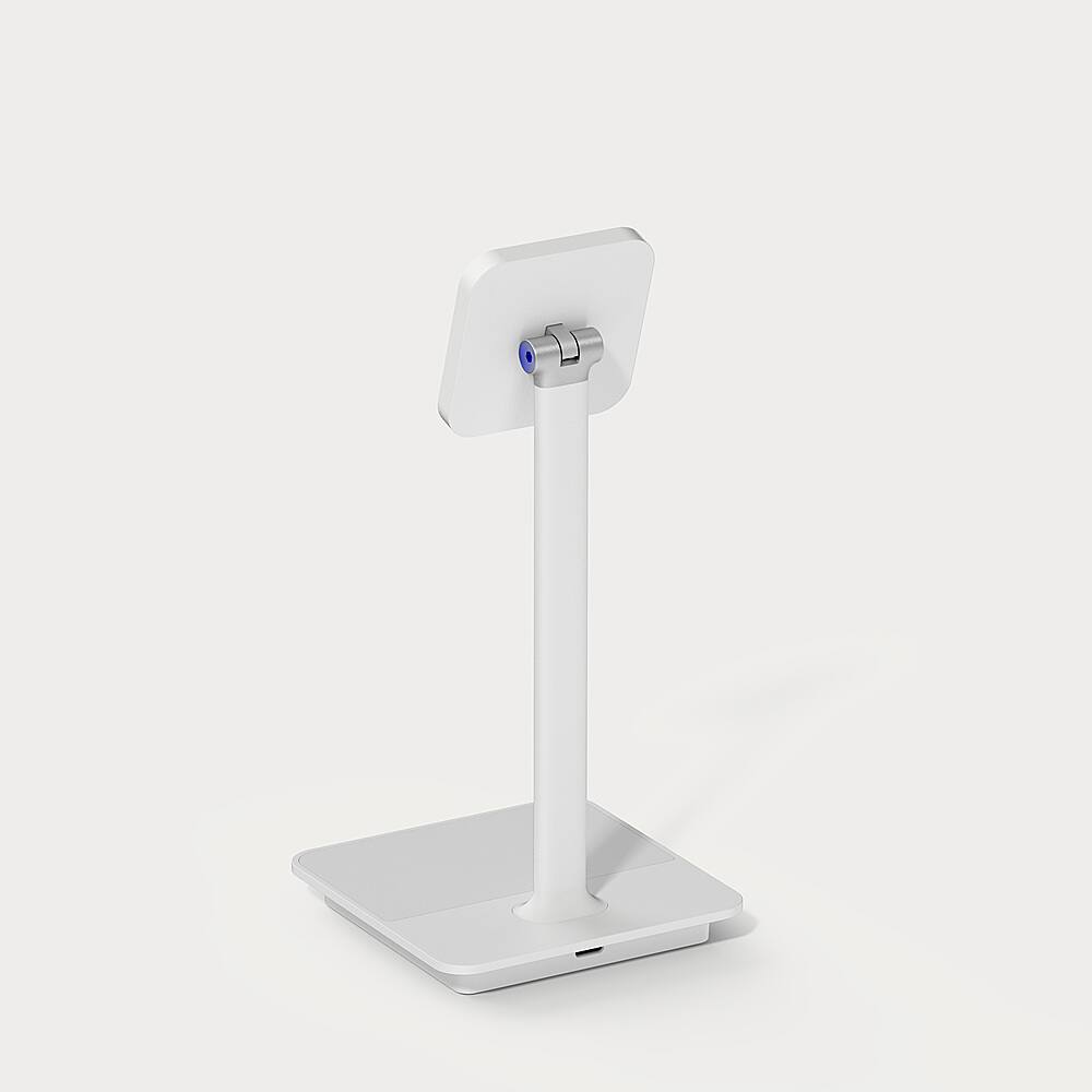 Angle View: Chargeworx - 10W Smartpix Wireless Charging Stand with Photo Frame - White