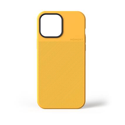 Front. Moment - Case with MagSafe for Apple iPhone 13 Pro Max - Yellow.
