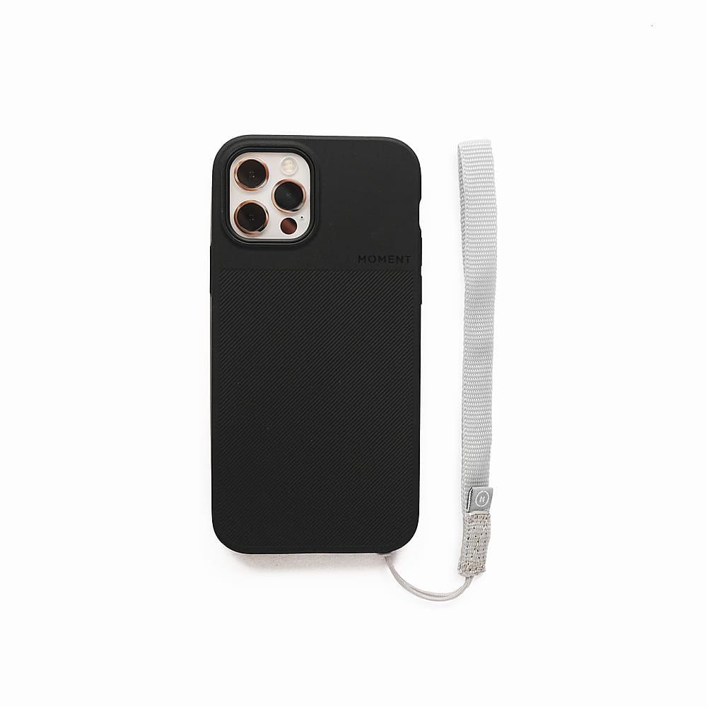 Angle View: Moment - Nylon Wrist Strap for Most Cell Phone Cases - Gray