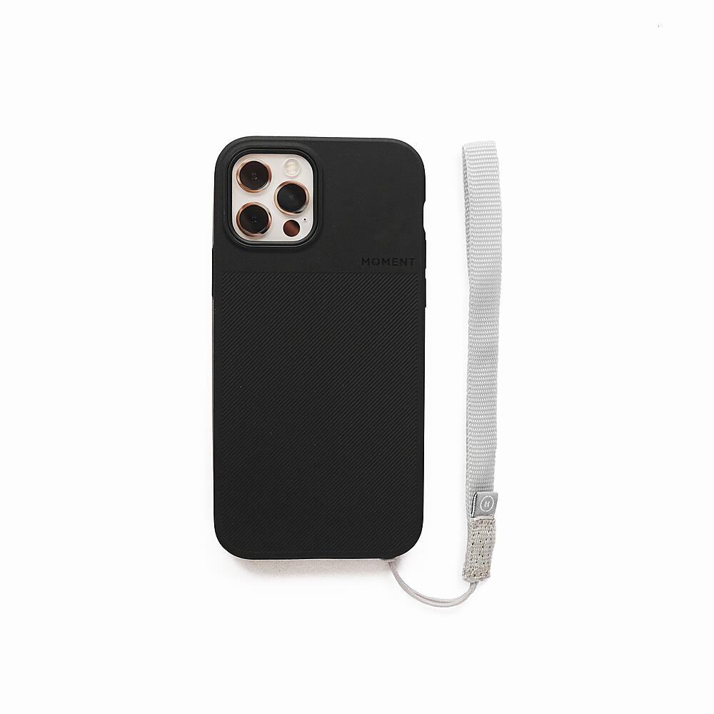 Angle. Moment - Nylon Wrist Strap for Most Cell Phone Cases - Gray.
