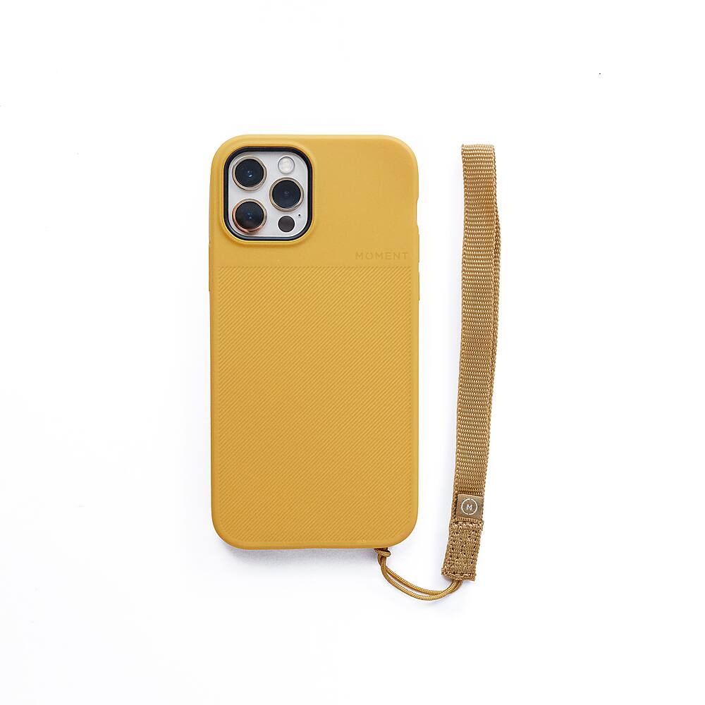 Angle. Moment - Nylon Wrist Strap for Most Cell Phone Cases - Sand.