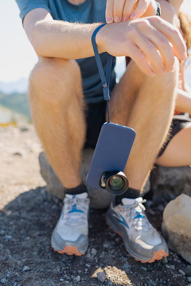 Alt View 2. Moment - Nylon Wrist Strap for Most Cell Phone Cases - Blue.
