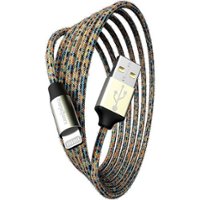 Chargeworx - 6' Elements USB to Lightning Cable - Multi - Front_Zoom