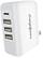Front. Chargeworx - 4-Port USB and USB-C Wall Charger - White.
