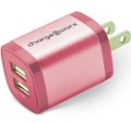 Front Zoom. Chargeworx - 2.4A Dual USB Wall Charger - Coral.