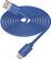 Front. Chargeworx - 3' Lightning Charge-and-Sync Cable - Blue.