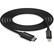 Front. Chargeworx - 10' 18W PD Lightning to USB-C Cable - Black.