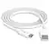 Front. Chargeworx - 10' USB to USB-C Sync and Charge Cable - White.