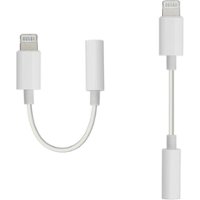 Chargeworx - Lightning Aux Adaptor Charging Cable - White - Front_Zoom