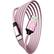 Front. Chargeworx - 10' USB to Lightning Charging Cable - Light Pink.