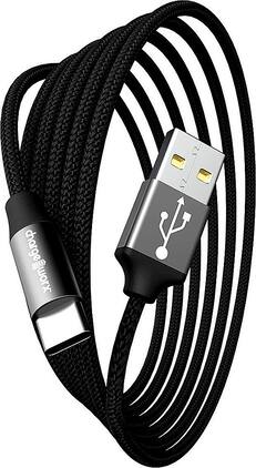 Chargeworx - 10' USB to USB-C Cable - Black