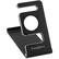 Front. Chargeworx - Foldable Charging Stand for Apple Watch - Black.
