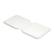 Front. Chargeworx - 2-in-1 Magnetic Wireless Charging Pad for MagSafe Compatible Devices - White.