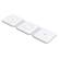 Front. Chargeworx - 3-in-1 Magnetic Wireless Charging Pad for MagSafe Compatible Devices - White.
