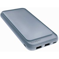 Chargeworx - 10,000mAh Power Bank WIT for USB Compatible Devices - Bluestone - Front_Zoom