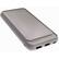 Front. Chargeworx - 10,000mAh Power Bank for USB Compatible Devices - Silver.